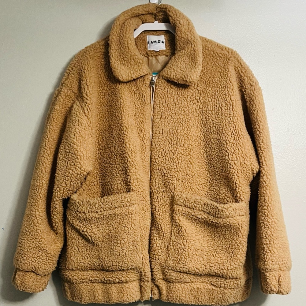 Pixie Coat In Caramel - Size Small - image 1